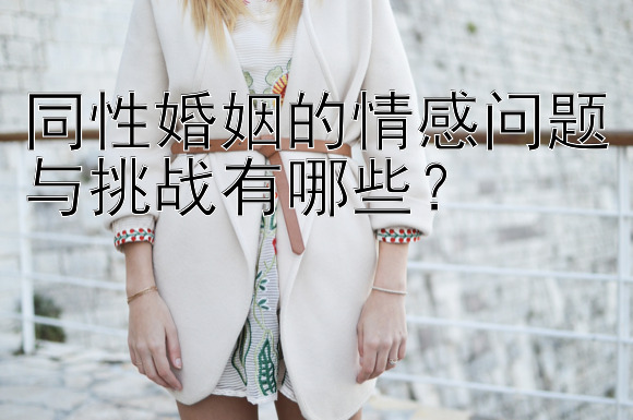 同性婚姻的情感问题与挑战有哪些？