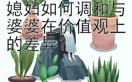 媳妇如何调和与婆婆在价值观上的差异？