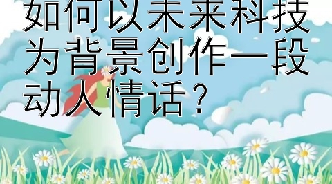 如何以未来科技为背景创作一段动人情话？