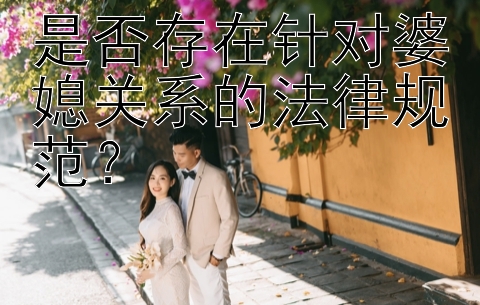 是否存在针对婆媳关系的法律规范？