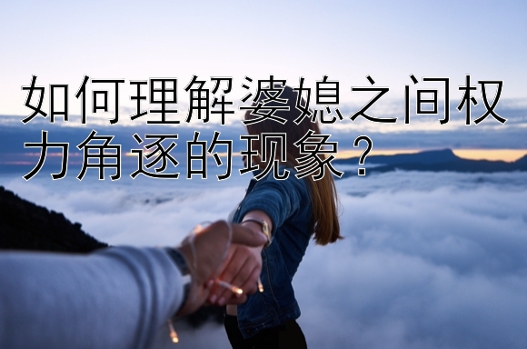 如何理解婆媳之间权力角逐的现象？