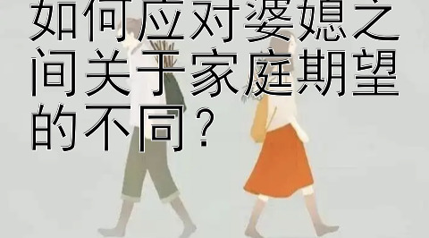 如何应对婆媳之间关于家庭期望的不同？