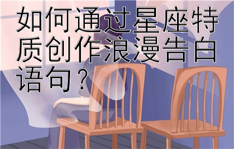 如何通过星座特质创作浪漫告白语句？