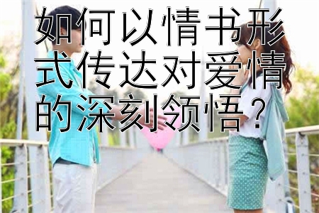 如何以情书形式传达对爱情的深刻领悟？