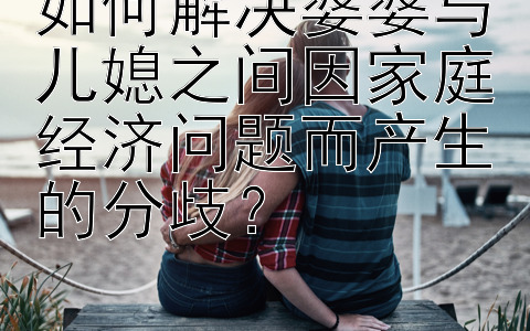 如何解决婆婆与儿媳之间因家庭经济问题而产生的分歧？